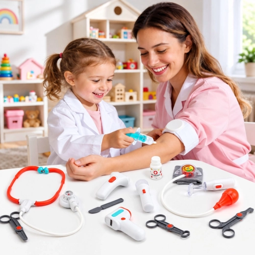 Interactive lights and sounds for more realistic play