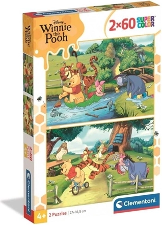 Clementoni sestavljanka 2x60 kosov Winnie the Pooh