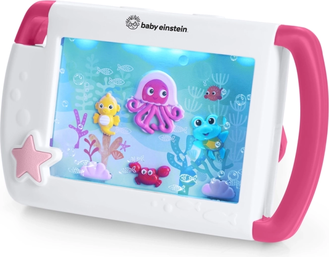 Baby Einstein prenosni predvajalnik z zvoki, glasbo in lučkami Sea Dreams rožnate barve