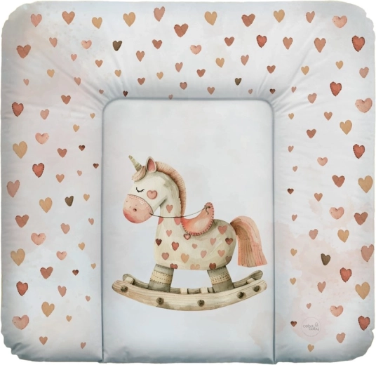 Ceba baby mehka previjalna podloga basic rocking horse 75 × 72 cm