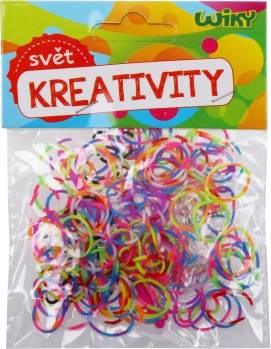 Čarobne črtaste pletene elastike, mix barv