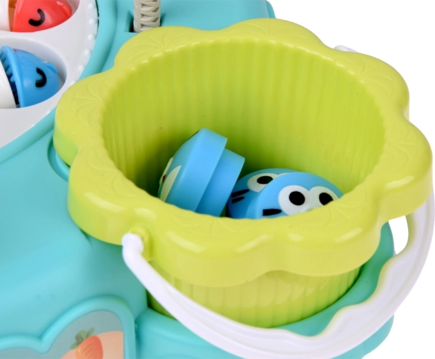 Baskets for the catch and practical storage of parts