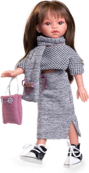 Realistična lutka Emily s celotelesnim vinilom - 33 cm
