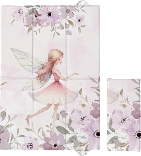 Ceba Baby potovalna previjalna podloga Basic Meadow Fairy 60 × 40 cm
