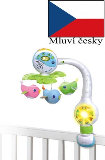 VTech pojoči vrtiljak 3-v-1 s projekcijo in glasbo