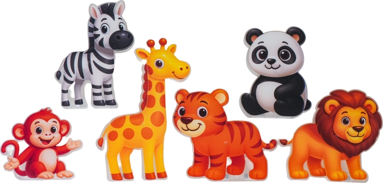 A zoo full of cheerful animals