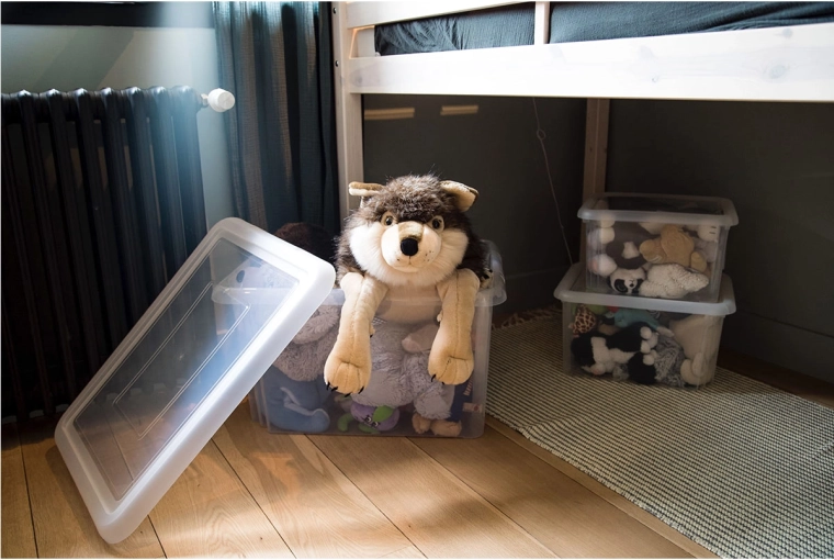 Prihranek prostora z zložljivim pokrovom