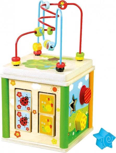 Motorična kocka slon Bino