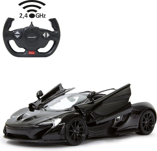 Jamara McLaren P1 RC car 1:14 black, 2.4 GHz, manually opening doors