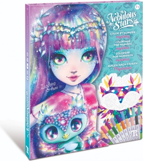 Nebulous Stars slikanje po številkah s kompletom flomastrov