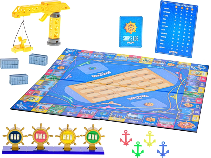 A loading crane for truly interactive play