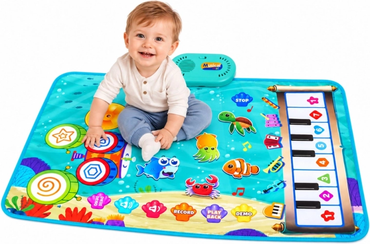 Piano and drums in one mat