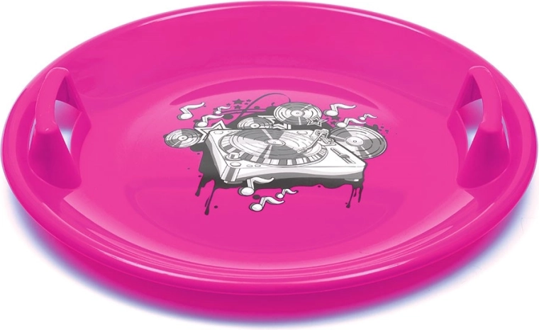 Snežni krožnik Baby Mix 60 cm Music roza