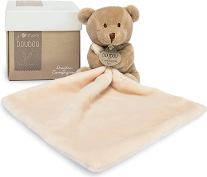 Darilni set Doudou – medvedek z ninico 10 cm