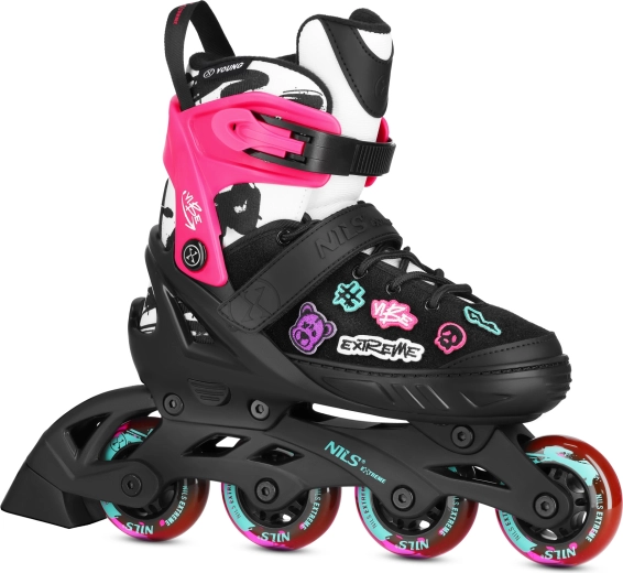 Rolerji Nils Extreme Vibe roza – XS (29–32)