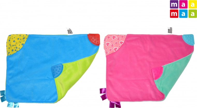 Sleepy Blanket with Teether – Blue