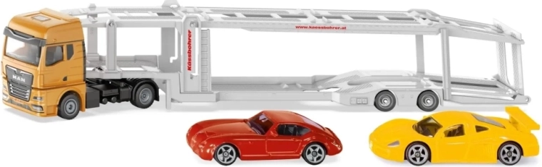 Siku Super MAN prevoznik avtomobilov z 2 avtomobiloma 1:50
