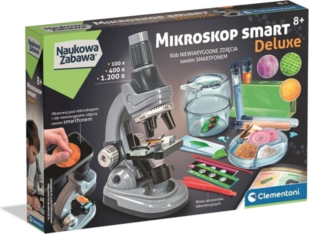 Clementoni Znanstvena zabava mikroskop Smart deluxe