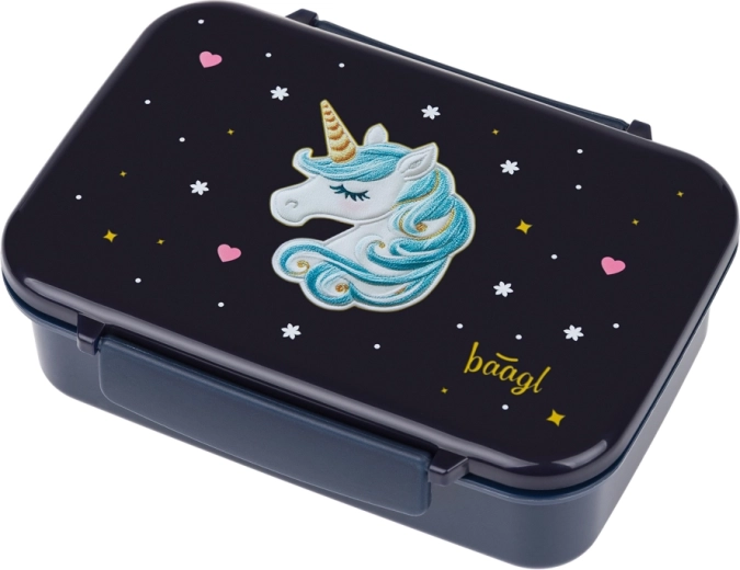 Baagl škatla za malico s predelki Unicorn Gold
