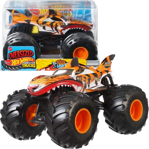 Hot Wheels Monster Trucks Tiger Shark 21 cm - 1 kos