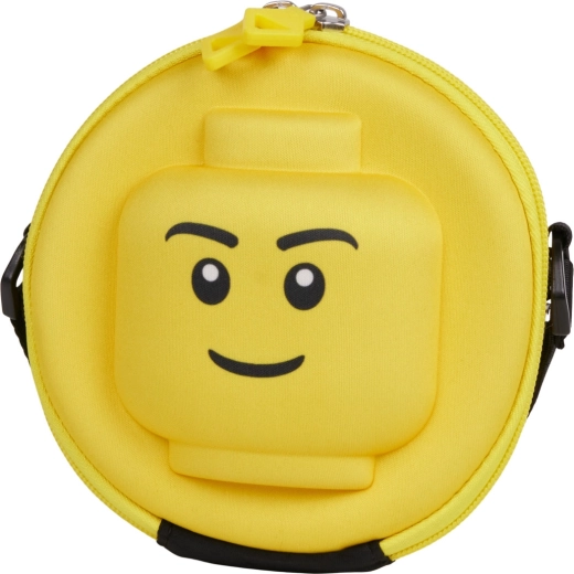 Lego minifigures heads okrogla 3D crossbody torbica