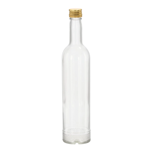 Steklenica iz stekla Krysztal 500 ml z navojnim zapiralom