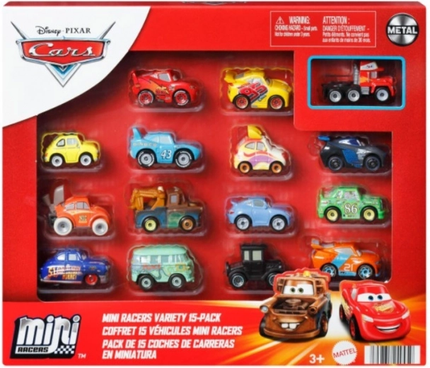 Cars mikroavtomobilčki – 15-delni komplet kovinskih avtkov