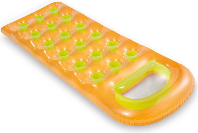 Napihljiva blazina za plavanje z okencem Intex 188 × 71 cm