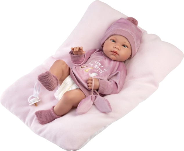 Llorens New Born punčka dojenček – realistično dojenčkasto deklica 43 cm