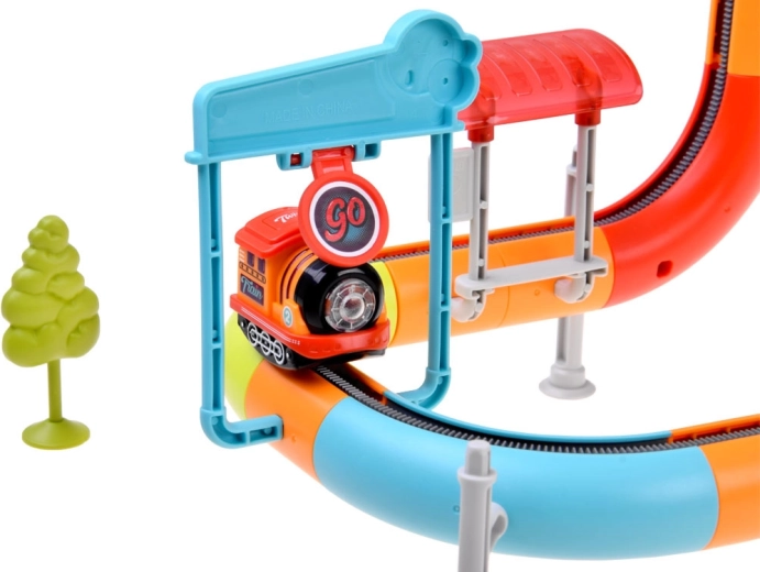 Magnetic ride with light and sound