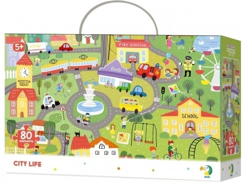 Sestavljanka Iskanje predmetov – mesto, 80 koščkov