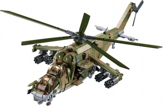 Sluban bojni helikopter Mi‑24S sestavljanka