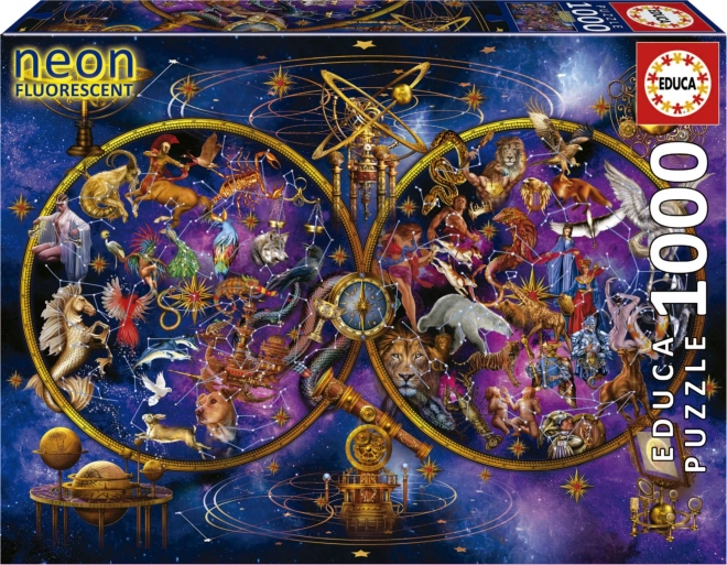 Educa Svetleči Puzzle Ozvezdja 1000 Kosov