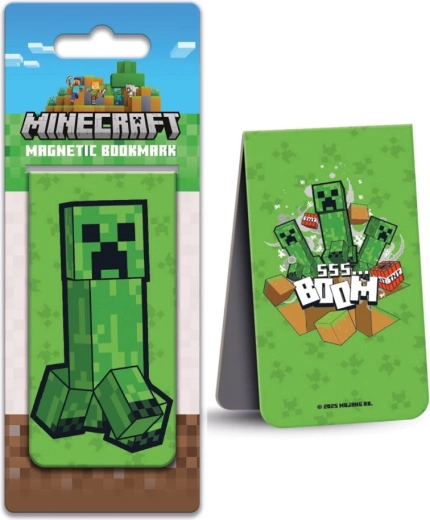 Minecraft magnetic bookmark Creeper - 1 piece