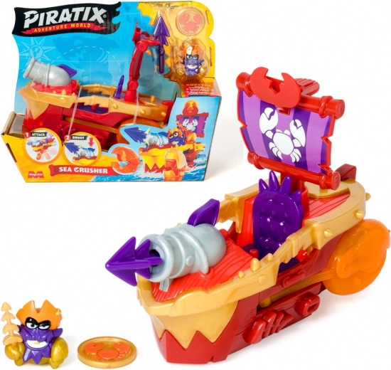 Pirat­ska ladja Sea Crusher Piratix Adventure World