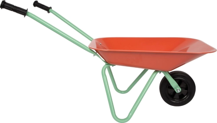 Trdna samokolnica za enostaven prevoz