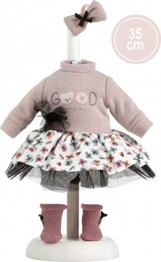 obleka za punčko 35 cm z dodatki Llorens