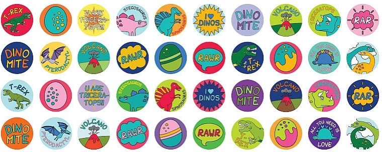 320 nalepk za neskončno ustvarjanje