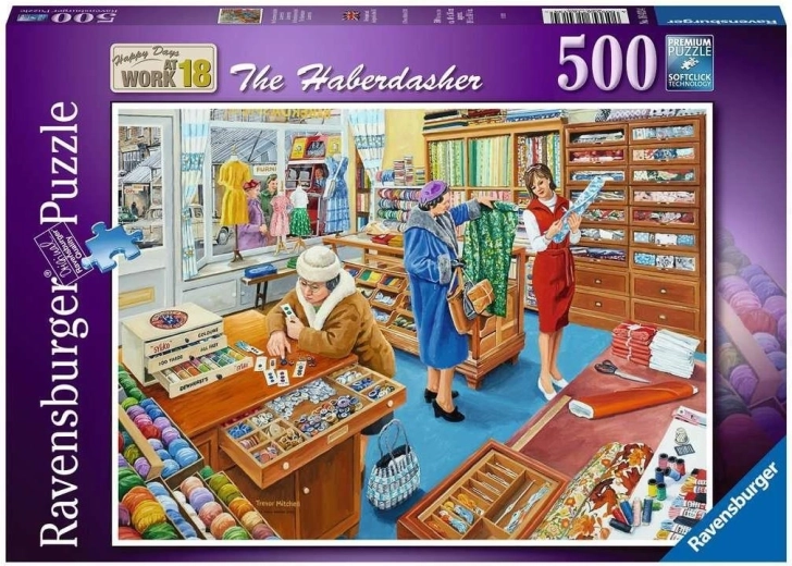 Ravensburger sestavljanka Happy Days at Work: galanterija 500 kosov