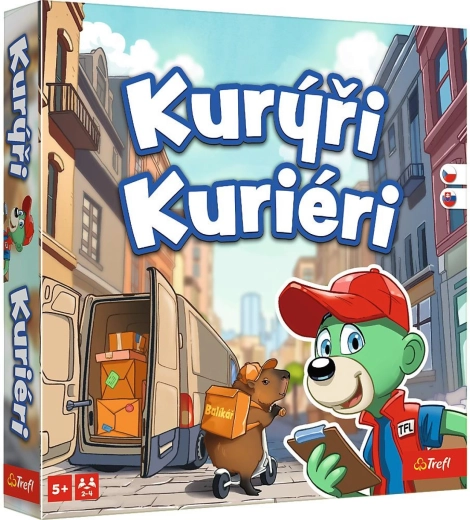 Kurirji – družabna igra v škatli 26 × 26 × 4 cm - 1 kos