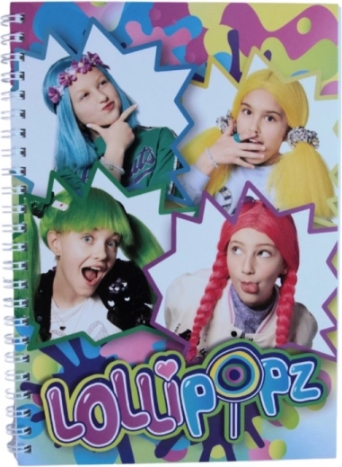 zvezek A5 Lollipopz s spiralno vezavo