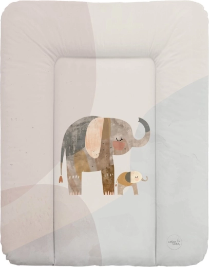 Ceba baby mehka previjalna podloga Basic Elephant Family 50 × 70 cm