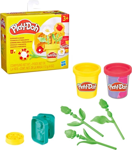 Hasbro Play-Doh majhne rožice kreativni set z modelirno maso - 1 kos