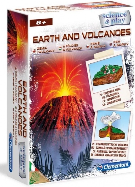 Clementoni Science & Play Zemlja in vulkani – znanstveni komplet za otroke