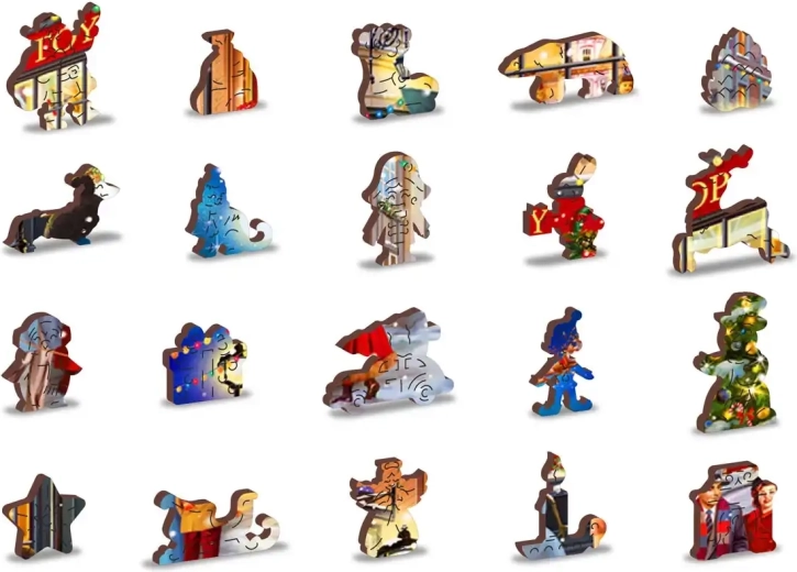 Unikatni leseni “whimsy” koščki