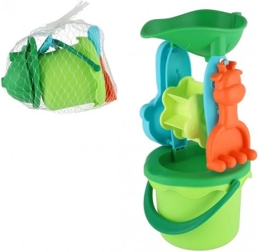 Plastični komplet za pesek z vedrom in mlinčkom za otroke