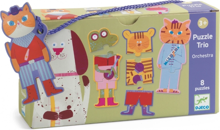 DJECO Trio Puzzle Orkester