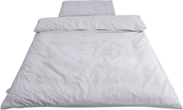 Babymatex nepremočljiva bambusova posteljnina, 2-delna, siva 100 × 135 cm + 40 × 60 cm