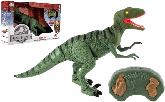 Hodeči dinozaver Velociraptor z daljinskim upravljalnikom
