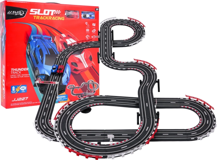 Dirkalna steza Track Sport – električni set dirkalne proge 5,53 m